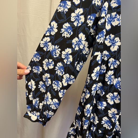 DIANE VON FURSTENBERG Romi tiered floral-print crepe mini dress NWT | size 6 - Picture 3 of 11